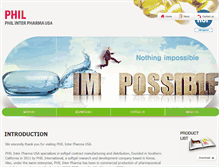 Tablet Screenshot of philinterpharmausa.com